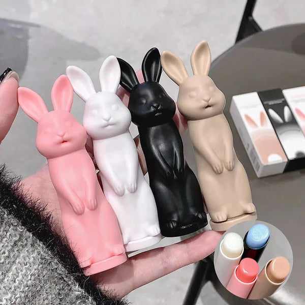 Cute Rabbit Color-Changing Moisturizing Lip Balm – 4 Shades