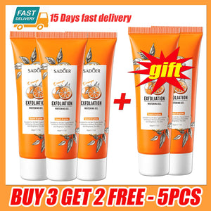 Orange Exfoliating Peeling Gel Facial Scrub Moisturizing Nourish Repair Scrubs Blackhead Removal Face Cleanser Korean Cosmetics