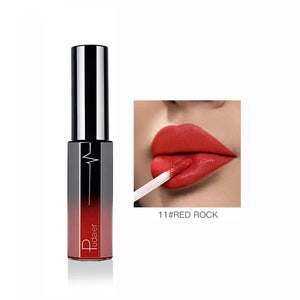 Pudaier Semi Matte Liquid Lipstick Lips Makeup Half Moisturizing Lip Gloss Makeup Cosmetics Moisturizer Lipgloss Make up Batom
