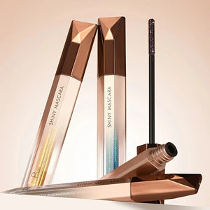 Glitter Sparkling Mascara，Long-Lasting, Effects, Waterproof, Smudge-Proof , crushed diamond mascara pearlescent fine flash