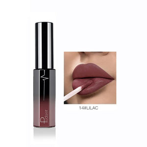 Pudaier Semi Matte Liquid Lipstick Lips Makeup Half Moisturizing Lip Gloss Makeup Cosmetics Moisturizer Lipgloss Make up Batom