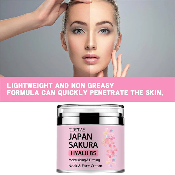 Japan Sakura Tone-Up Cream – Hyaluronic Acid & Brightening
