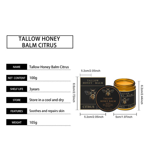 Tallow Honey Cream – Hydrating & Firming