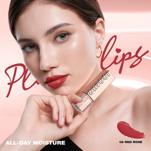 Hydrating Satin Lipstick Long Lasting Moisturizing Nourishing Non Oily Plump Lips Gloss Smooth Formula Glowing Finish