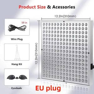 225 LED Red Light Therapy Panel for Facial & Body Recovery
