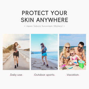 Laikou Sakura Moisturizer Sunscreen Cream Protector Facial Sun Block Spf50 Gel Isolation Lotion  Face Suncream