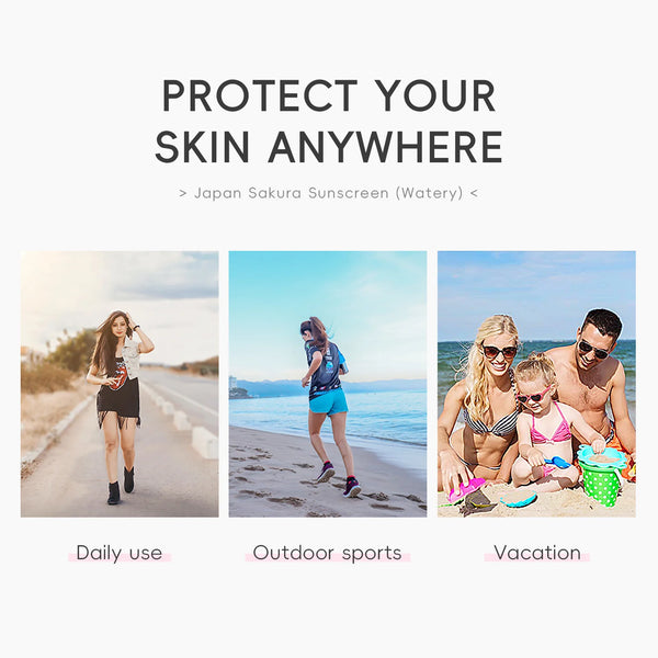 Laikou Sakura Moisturizer Sunscreen Cream Protector Facial Sun Block Spf50 Gel Isolation Lotion  Face Suncream