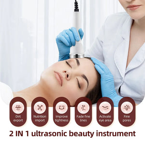 Professional Ultrasound Facial & Eye Beauty Machine: High-Frequency Anti-Aging SPA Device