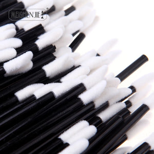5/100 Pcs Lip Brush Eyelash Makeups Lip Glossy Microbrush Lash Extension Lipstick Set Cosmetic beauty Tools