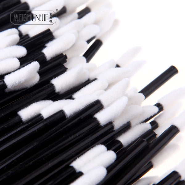 5/100 Pcs Lip Brush Eyelash Makeups Lip Glossy Microbrush Lash Extension Lipstick Set Cosmetic beauty Tools
