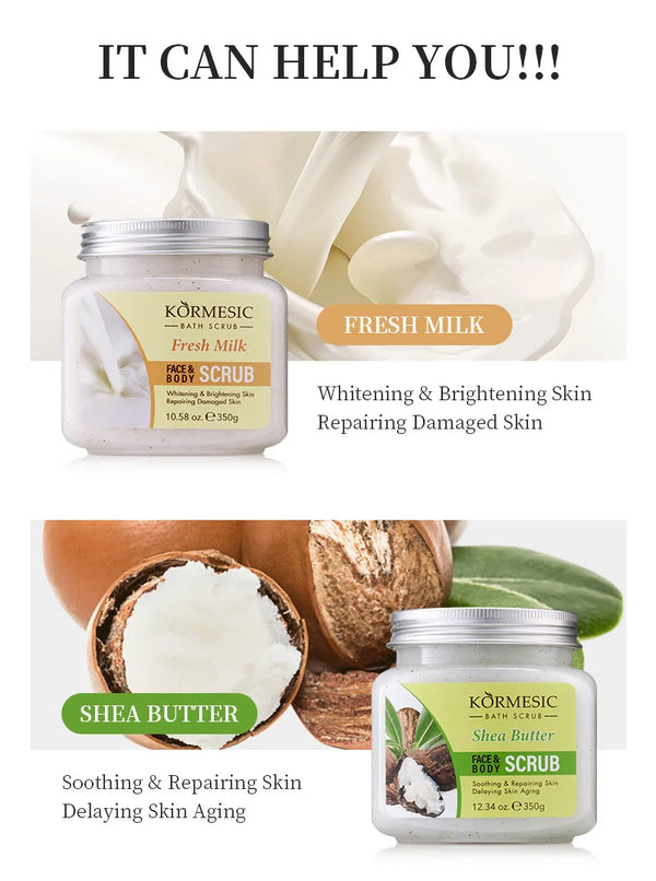 KORMESIC Turmeric Body Scrub – Moisturizing & Gentle