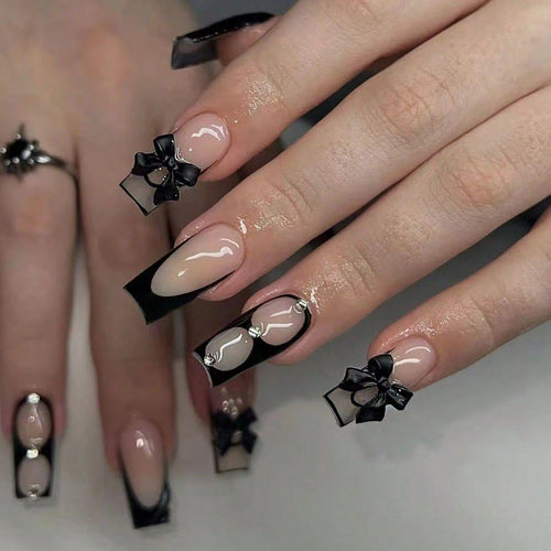 24PCS Halloween Mummy Design Fake Nails Short Square Fake Nails Cute Pressing Nails Full Coverage Halloween Nails