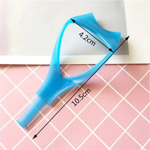 Mascara Shield Guard | Eyelash Makeup Tool Guide Card | Reusable Smudge Protector for Perfect Mascara & Eyeliner Application | B