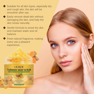 Turmeric Body Scrub – Gentle Exfoliating & Brightening