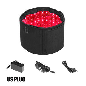 Red & Infrared Light Therapy Belt: 660nm 850nm Slimming & Pain Relief Wrap