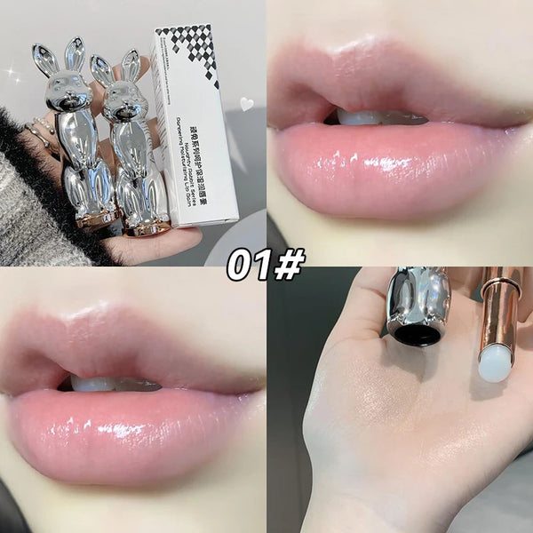 Cute Rabbit Color-Changing Moisturizing Lip Balm – 4 Shades
