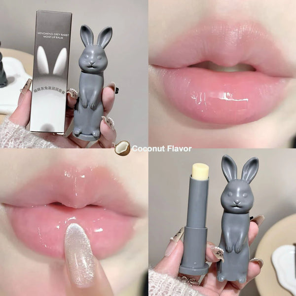 Cute Rabbit Color-Changing Moisturizing Lip Balm – 4 Shades