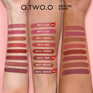 O.TWO.O Matte Long-Lasting Waterproof Lipstick