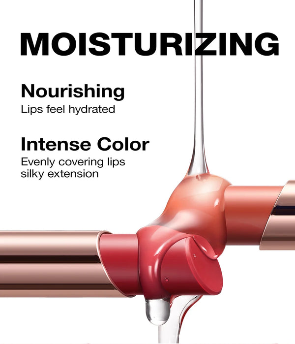 Hydrating Satin Lipstick Long Lasting Moisturizing Nourishing Non Oily Plump Lips Gloss Smooth Formula Glowing Finish