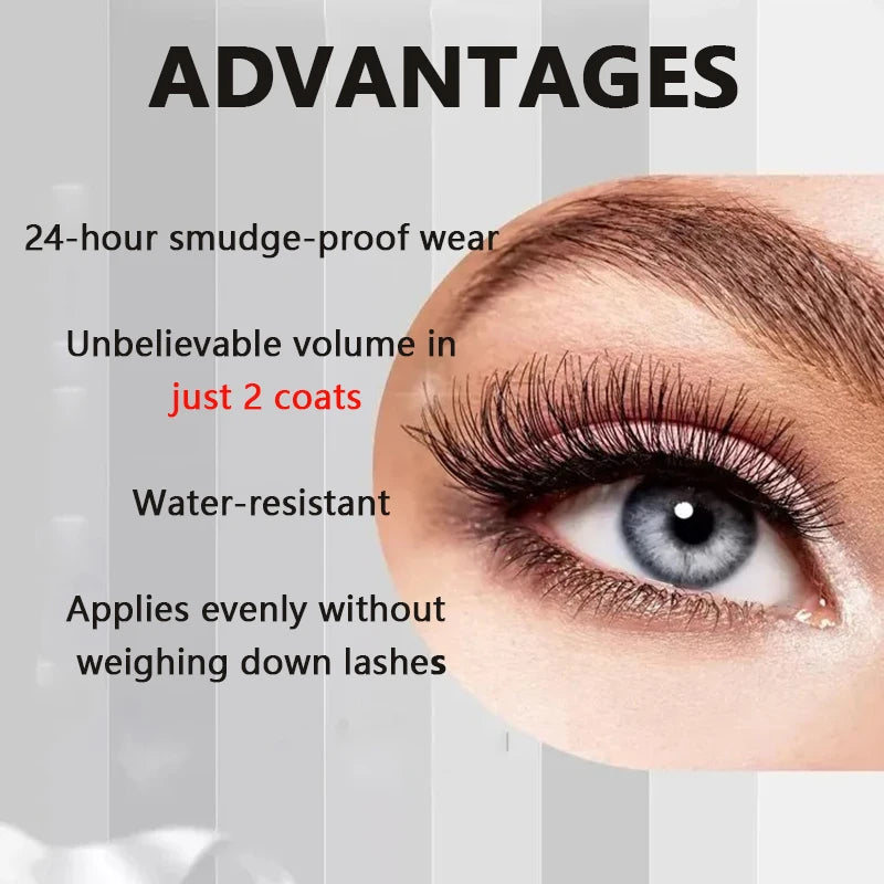 7D Fiber Mascara Set – Waterproof & Curling