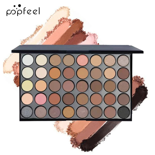 POPFEEL Eye Makeup Set – Eyeshadow, Eyeliner, Mascara & Eyebrow Kit