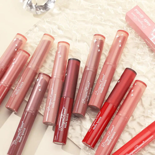 NEW Nude Matte Lipstick Waterproof Lip Sticks Not Fading Sexy Red Velvet Lipsticks for Women Make Up Long Lasting Lip Cosmetics