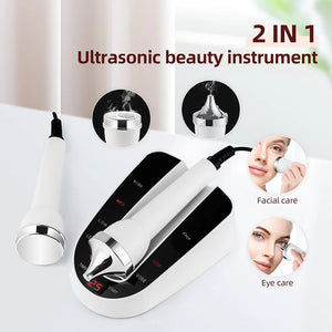 Professional Ultrasound Facial & Eye Beauty Machine: High-Frequency Anti-Aging SPA Device