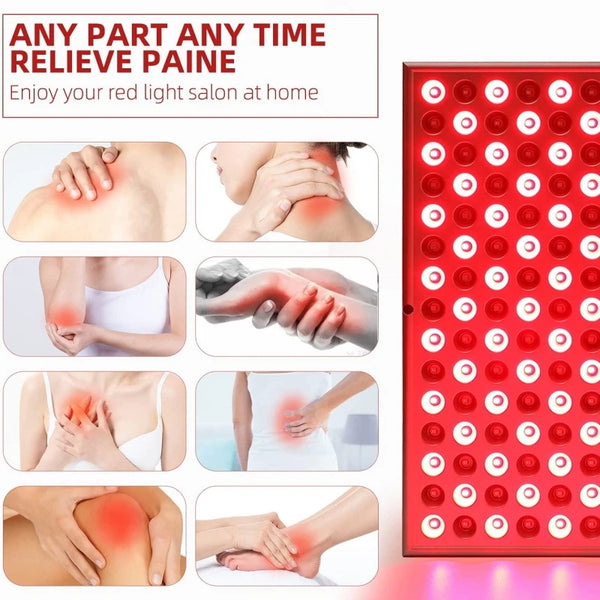 225 LED Red Light Therapy Panel for Facial & Body Recovery
