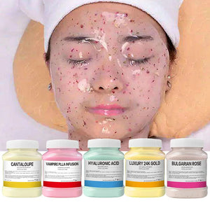 350g 24K Gold Rose Petal Mask – Hydrating & Soft