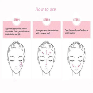 O/S Facial Loose Powder – Long-Lasting & Oil-Control Honey Powder