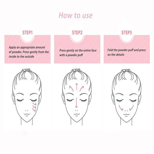 O/S Facial Loose Powder – Long-Lasting & Oil-Control Honey Powder