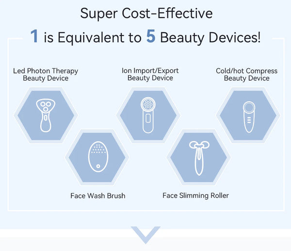 ANLAN EMS Facial Massager Pro: Cold Compress & Deep Cleaning Device