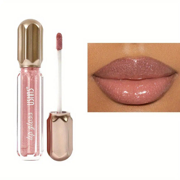 Mirror Pearl Lip Gloss Waterproof Long Lasting Moisturizing Lipstick Shine Glitter Lip Gloss Women Makeup Cosmetic