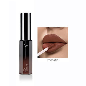 Pudaier Semi Matte Liquid Lipstick Lips Makeup Half Moisturizing Lip Gloss Makeup Cosmetics Moisturizer Lipgloss Make up Batom