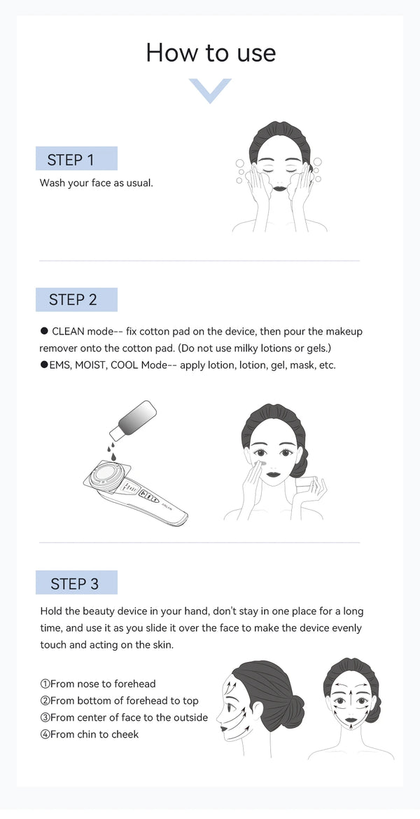 ANLAN EMS Facial Massager Pro Face Lifting Skin Rejuvenation Cold Compress Deep Cleaning Anti-aging Skincare Beauty Device