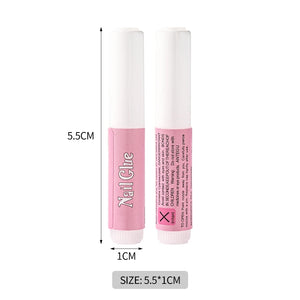 10/100Pcs Super Strong Nail Glue for Acrylic Nails Press On Nails Profession Nail Adhesive Bond Nail Tips Glue Long Lasting Glue
