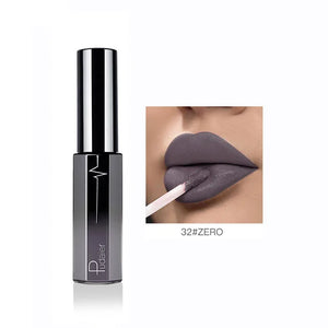 Pudaier Semi Matte Liquid Lipstick Lips Makeup Half Moisturizing Lip Gloss Makeup Cosmetics Moisturizer Lipgloss Make up Batom