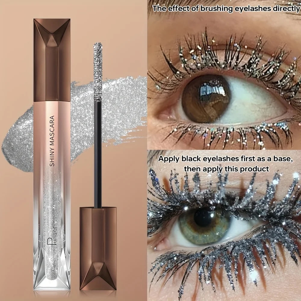 Glitter Sparkling Waterproof Mascara – Long-Lasting & Pearlescent