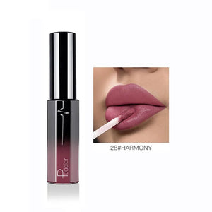 Pudaier Semi Matte Liquid Lipstick Lips Makeup Half Moisturizing Lip Gloss Makeup Cosmetics Moisturizer Lipgloss Make up Batom