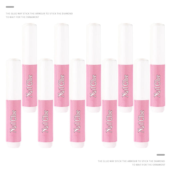 10/100Pcs Super Strong Nail Glue for Acrylic Nails Press On Nails Profession Nail Adhesive Bond Nail Tips Glue Long Lasting Glue