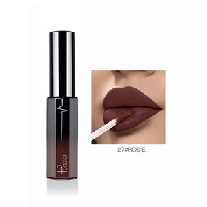 Pudaier Semi Matte Liquid Lipstick Lips Makeup Half Moisturizing Lip Gloss Makeup Cosmetics Moisturizer Lipgloss Make up Batom
