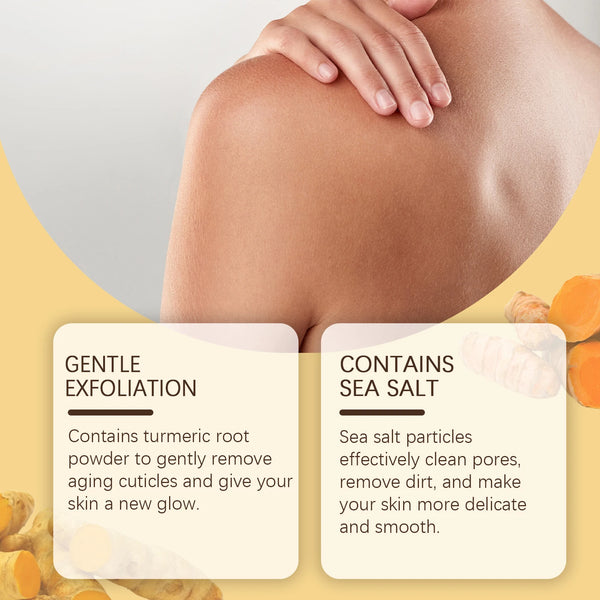 Turmeric Body Scrub – Gentle Exfoliating & Brightening