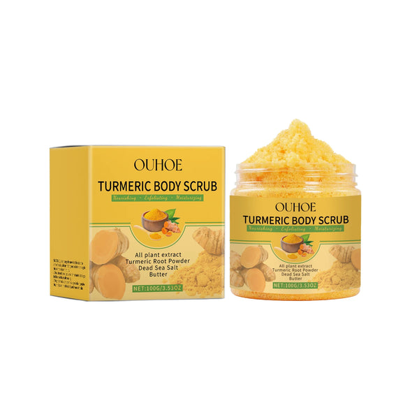 Turmeric Body Scrub – Gentle Exfoliating & Brightening