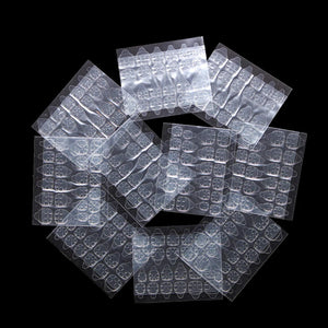 Double Side Nail Glue Sticker Adhesive Tabs for Fake Nails Supre Sticky Waterproof Breathable Nail Jelly Glue