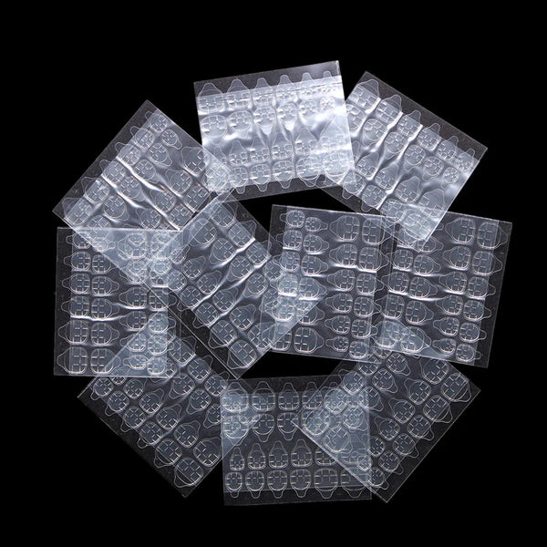 Double Side Nail Glue Sticker Adhesive Tabs for Fake Nails Supre Sticky Waterproof Breathable Nail Jelly Glue