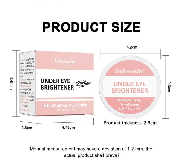Hydrating Brightening Eye Concealer and Contour Cream, Full Coverage, Long-lasting Eye Concealer for Perfect Makeup Look