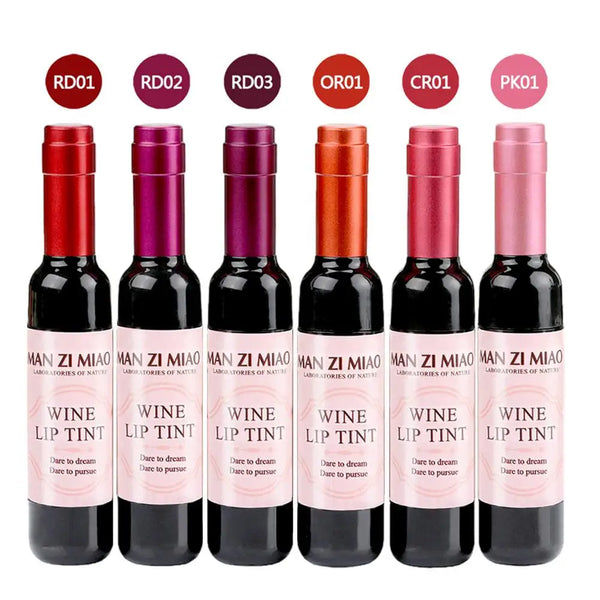 Wine & Baby Pink Matte Liquid Lipstick – Long-Lasting & Waterproof