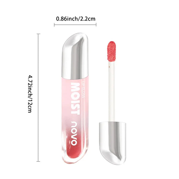 Long-lasting color lipstick, jelly texture lipstick, moisturizing, glossy lip balm, non-greasy, non-fading multi-color lipstick