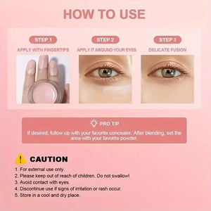 Hydrating Brightening Eye Concealer and Contour Cream, Full Coverage, Long-lasting Eye Concealer for Perfect Makeup Look