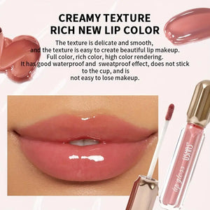 Mirror Pearl Waterproof Lip Gloss – Long-Lasting Shine